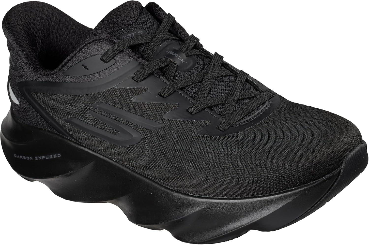 Мужские слипоны Skechers Aero Burst без шнурков, черный — фото 3