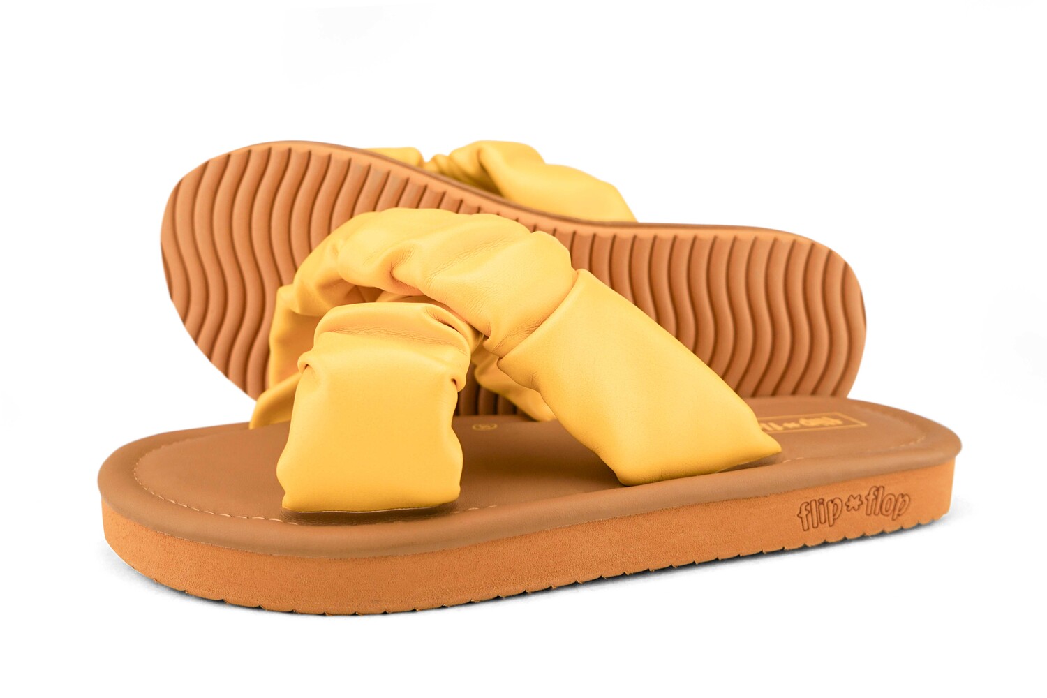 Сандалии Flip Flop fauna*cross, цвет sonnengelb