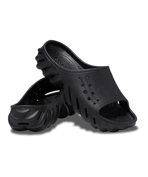 Мужские сланцы Crocs ECHO SLIDE чёрные — фото 4