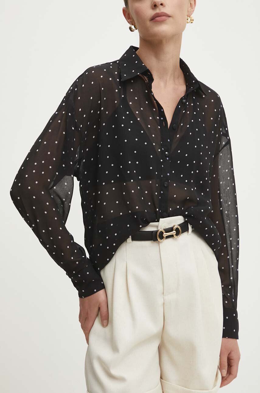 

Кожаный ремень Answear Lab, черный