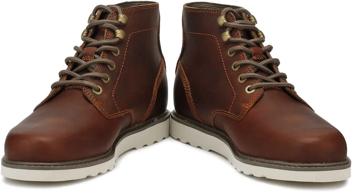 Мужские ботинки Timberland Newmarket Chukka, коричневый/мятный — фото 4
