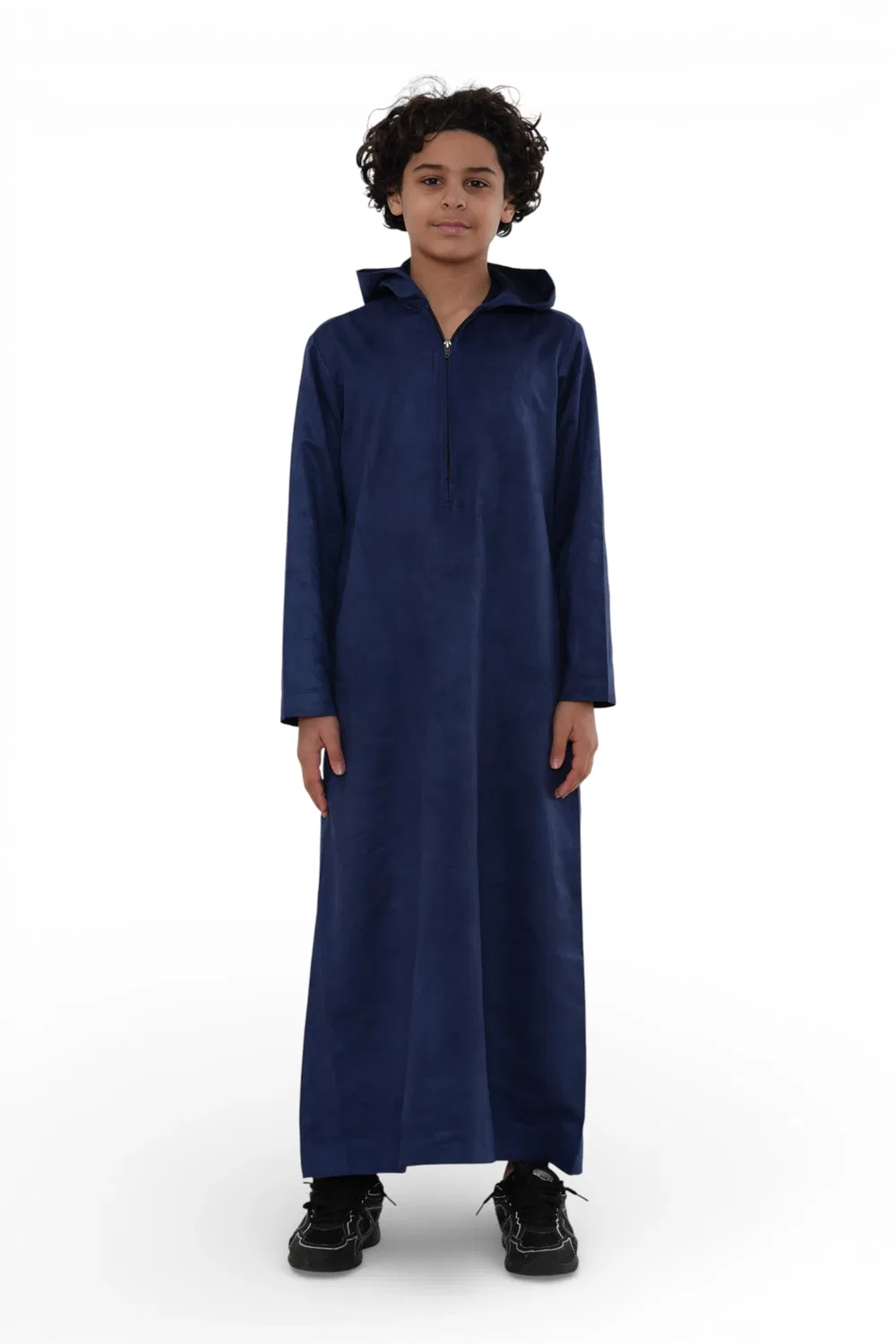 Arabic Thobes Детская толстовка с капюшоном для мальчиков, темно-синяя марокканская джубба, рамадан, будка для Рамадана - K-HM12