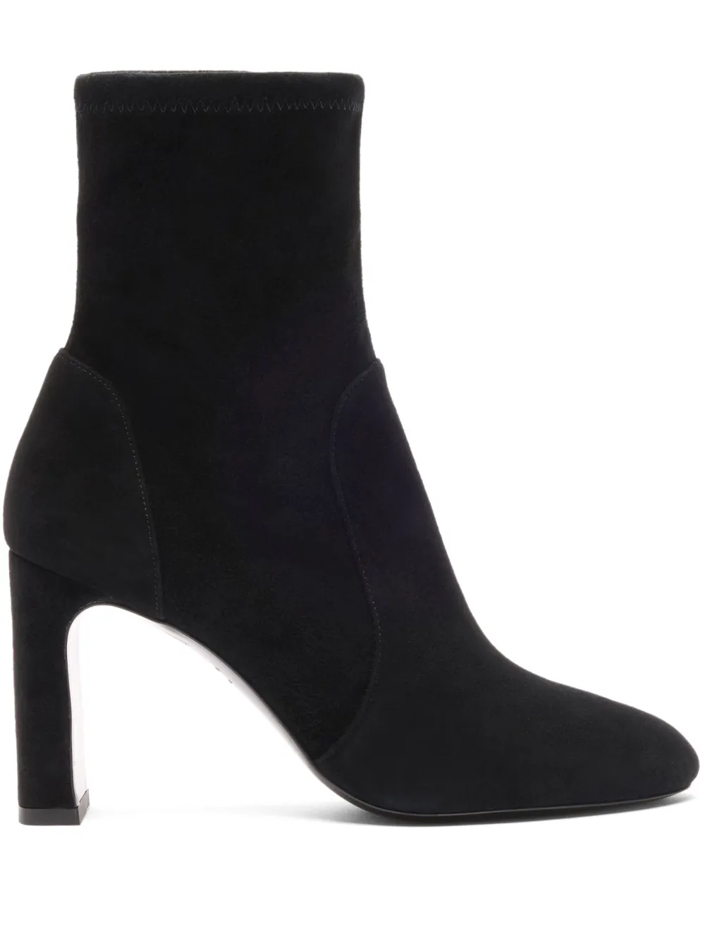 Ботильоны на блочном каблуке Stuart Weitzman, черный