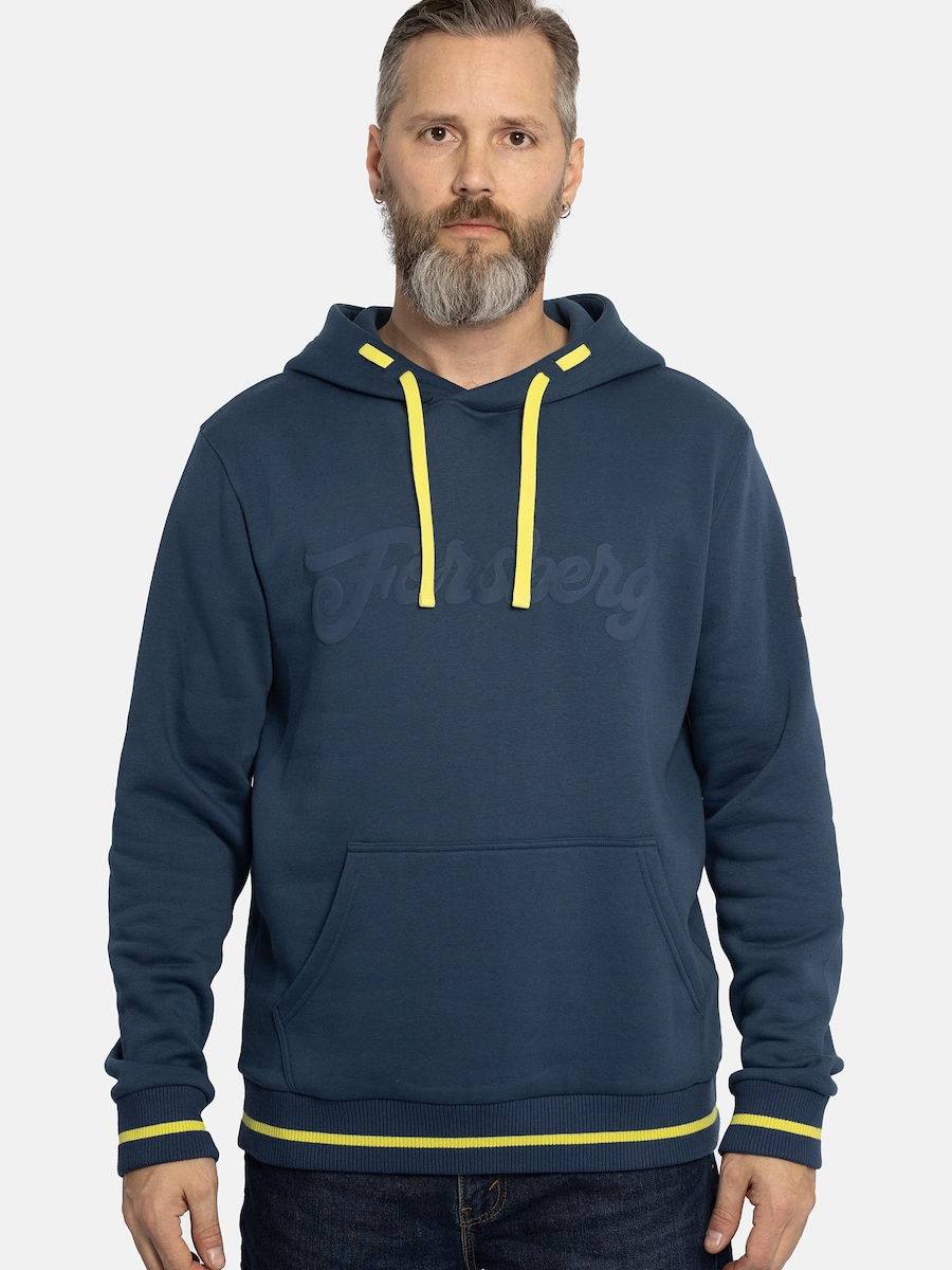 

Толстовка FORSBERG Hoodie mit Vintage Logo, синий