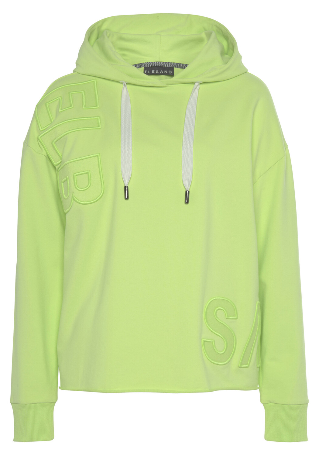 

Свитер ELBSAND Kapuzensweatshirt, цвет limone