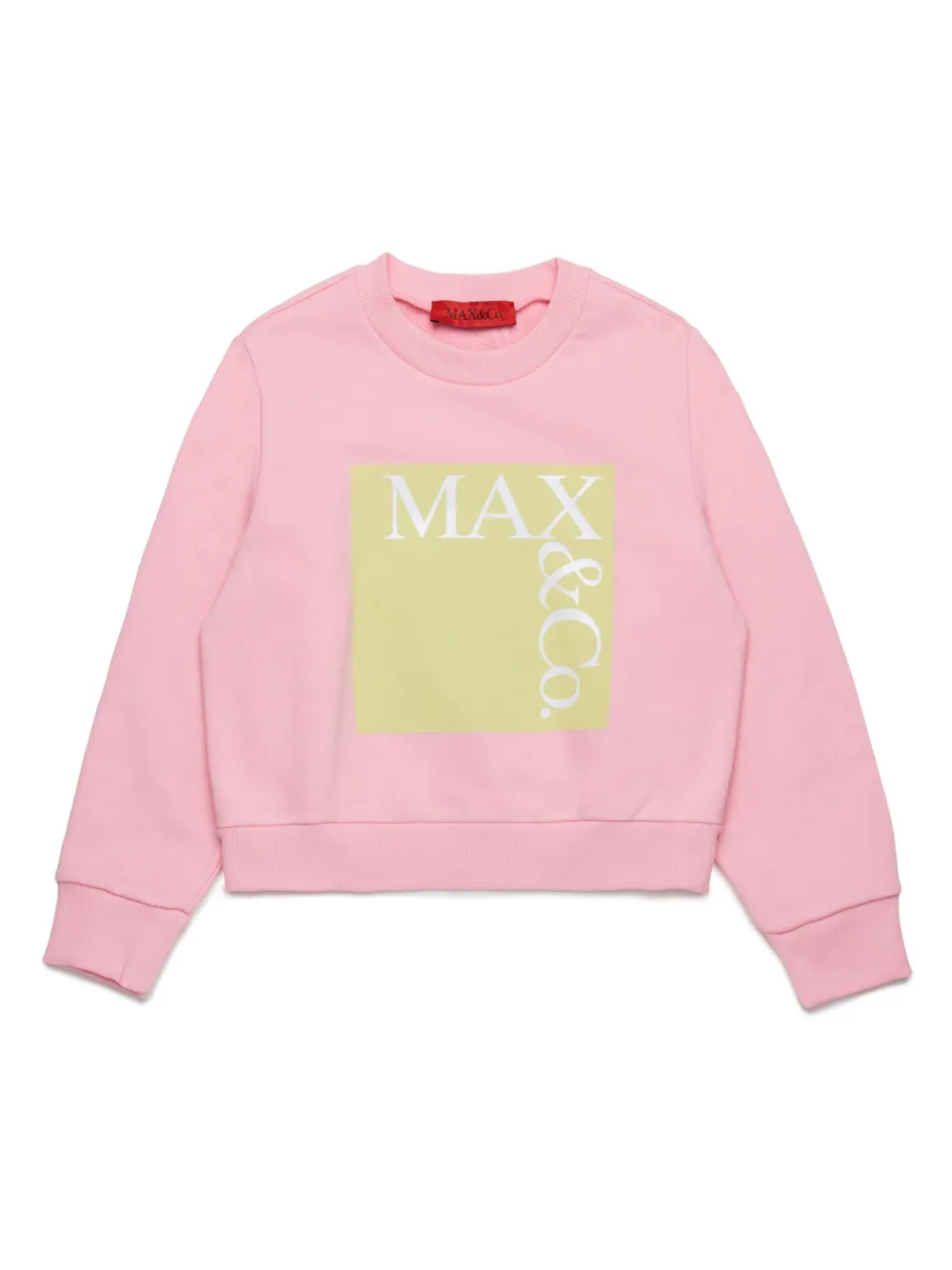 

Толстовка с логотипом MAX&Co. Kids, розовый