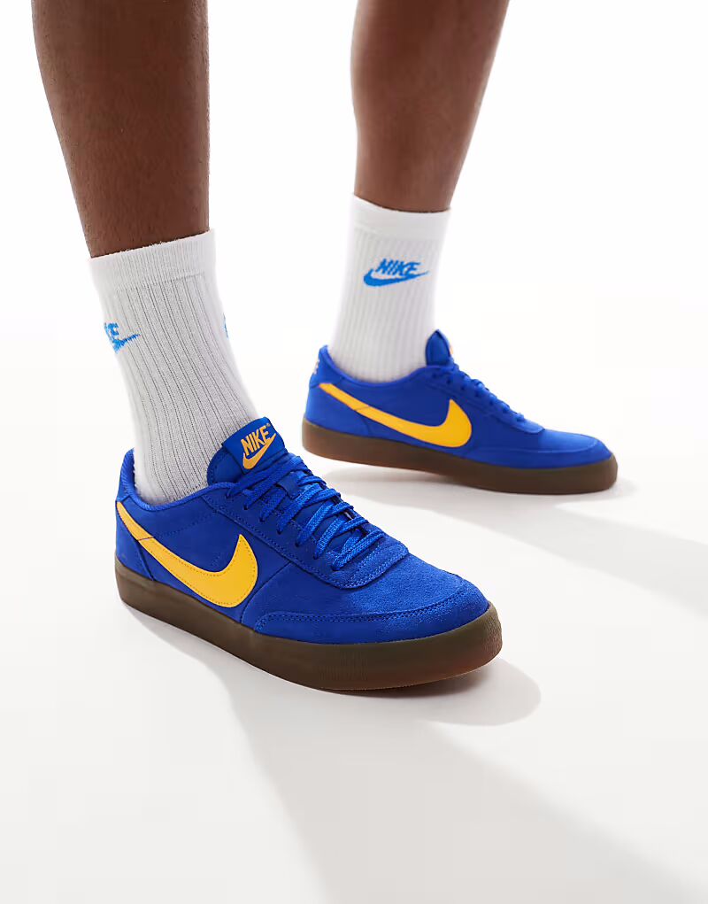 

Кроссовки Nike Killshot 2 из кожи синего и желтого цветов