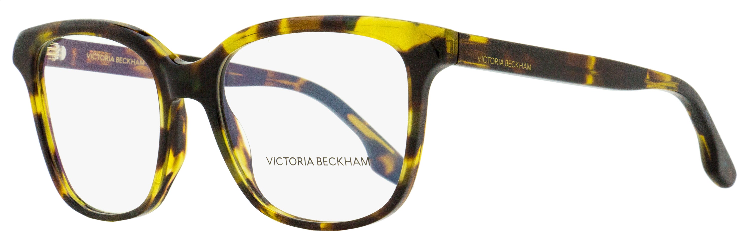 

Женские квадратные очки Victoria Beckham VB2608 341 Зеленая черепаха 54 мм