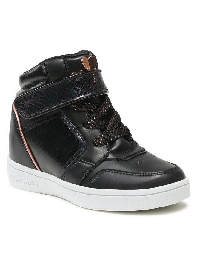 Кроссовки Hidden Star Hearts Shine Skechers, черный — фото 2