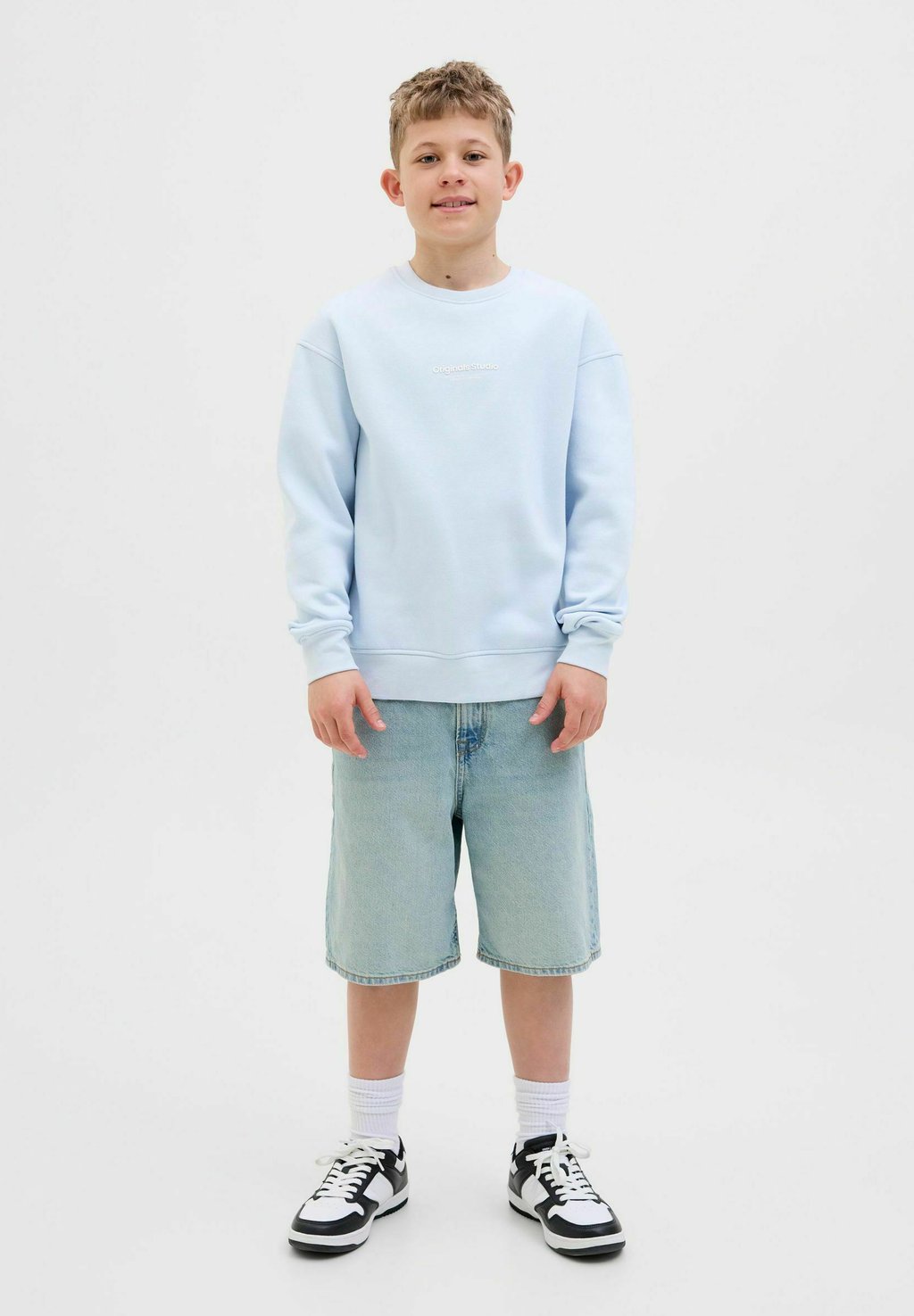 

Толстовка JORVESTERBRO CREW NECK NOOS Jack & Jones Junior, светло-голубой