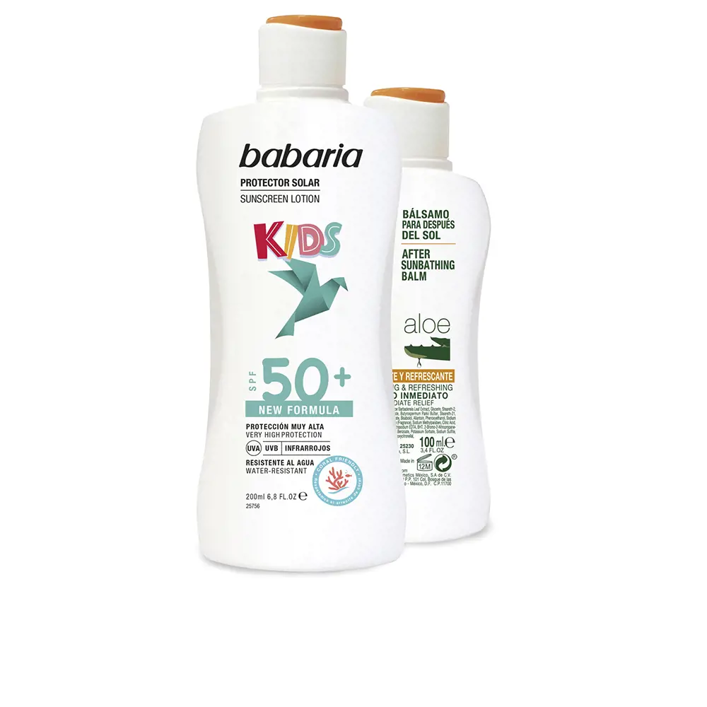 

Солнцезащитный крем Solar infantil spf50+ leche lote Babaria, 2 шт.