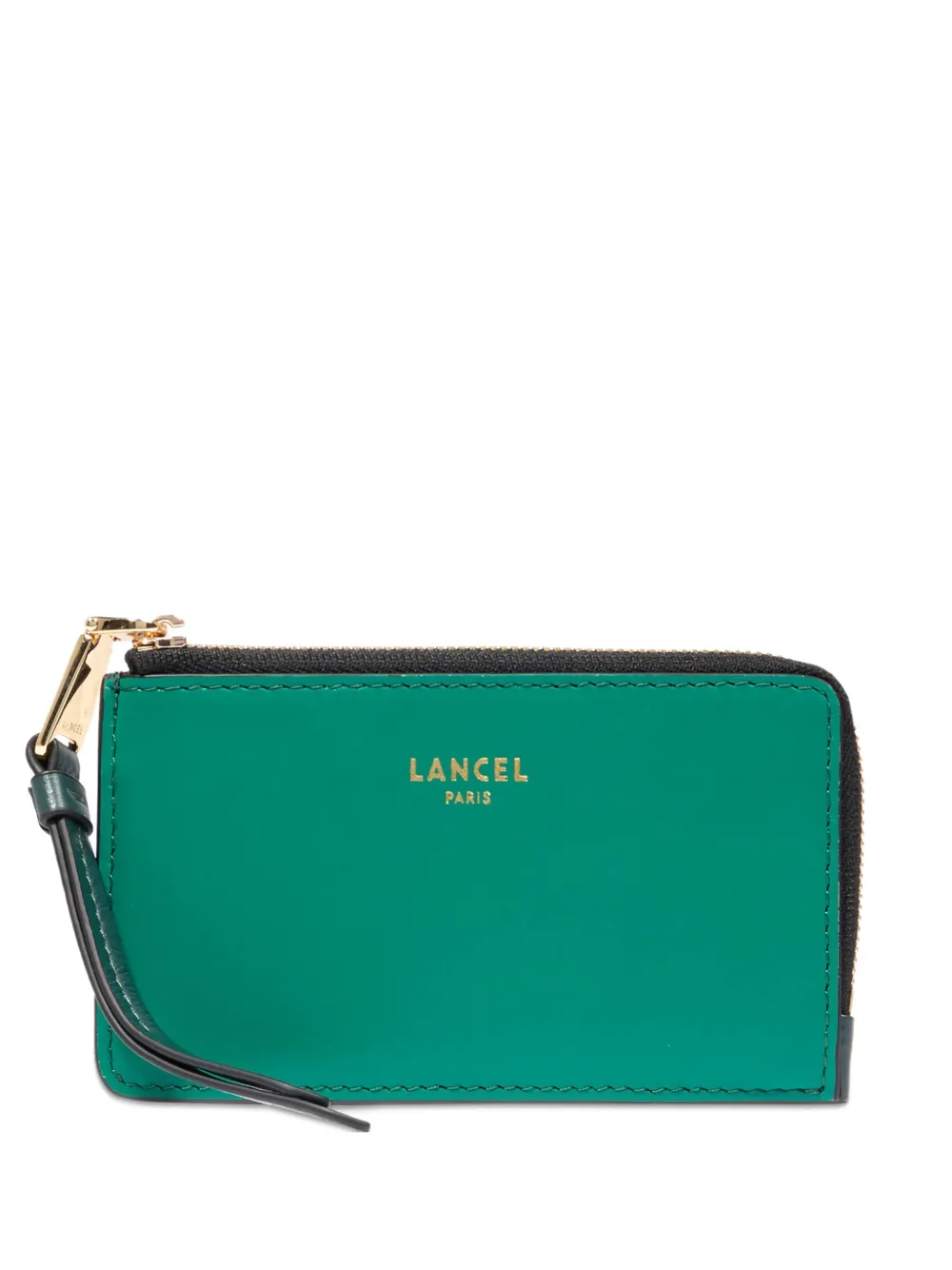 

Картхолдер на молнии Lancel, зеленый