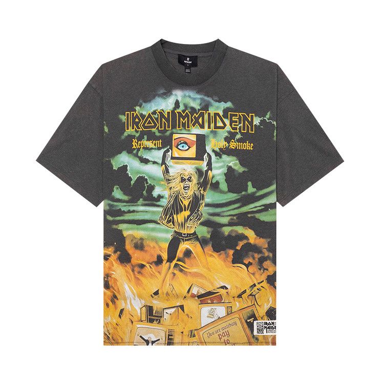 

Футболка Represent Clo x Iron Maiden Holy Smoke T-Shirt, Ash