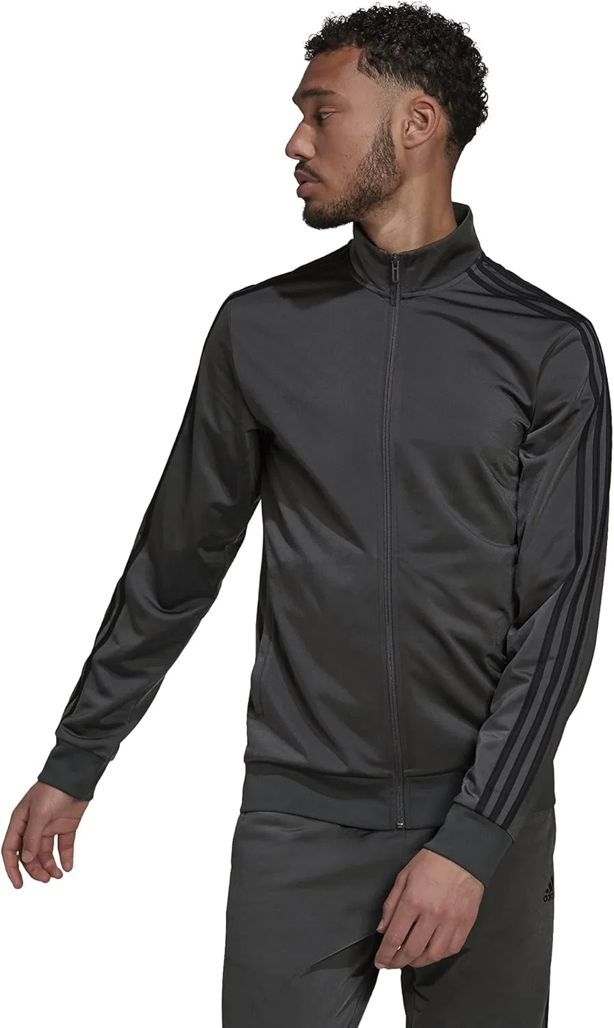 Ветровка adidas, Dark Grey Heather/Black, Regular Fit