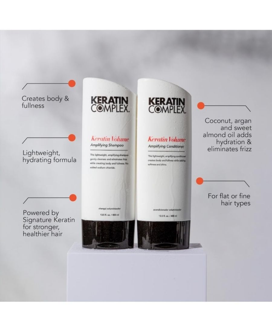 Кондиционер для придания объема с кератином, 13, 5 унций Keratin Complex, белый — фото 2