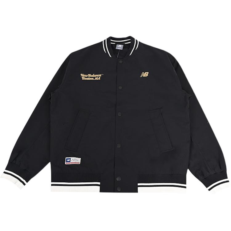 

New Balance Спортивная бейсбольная куртка мужская черная, Black
