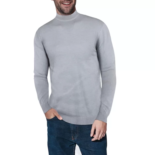

Мужской свитер с воротником-стойкой стандартного кроя Xray, цвет light heather gray