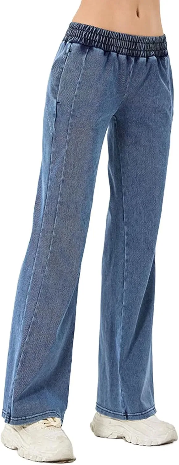 Джинсы джинсовые Wide Leg, синий
