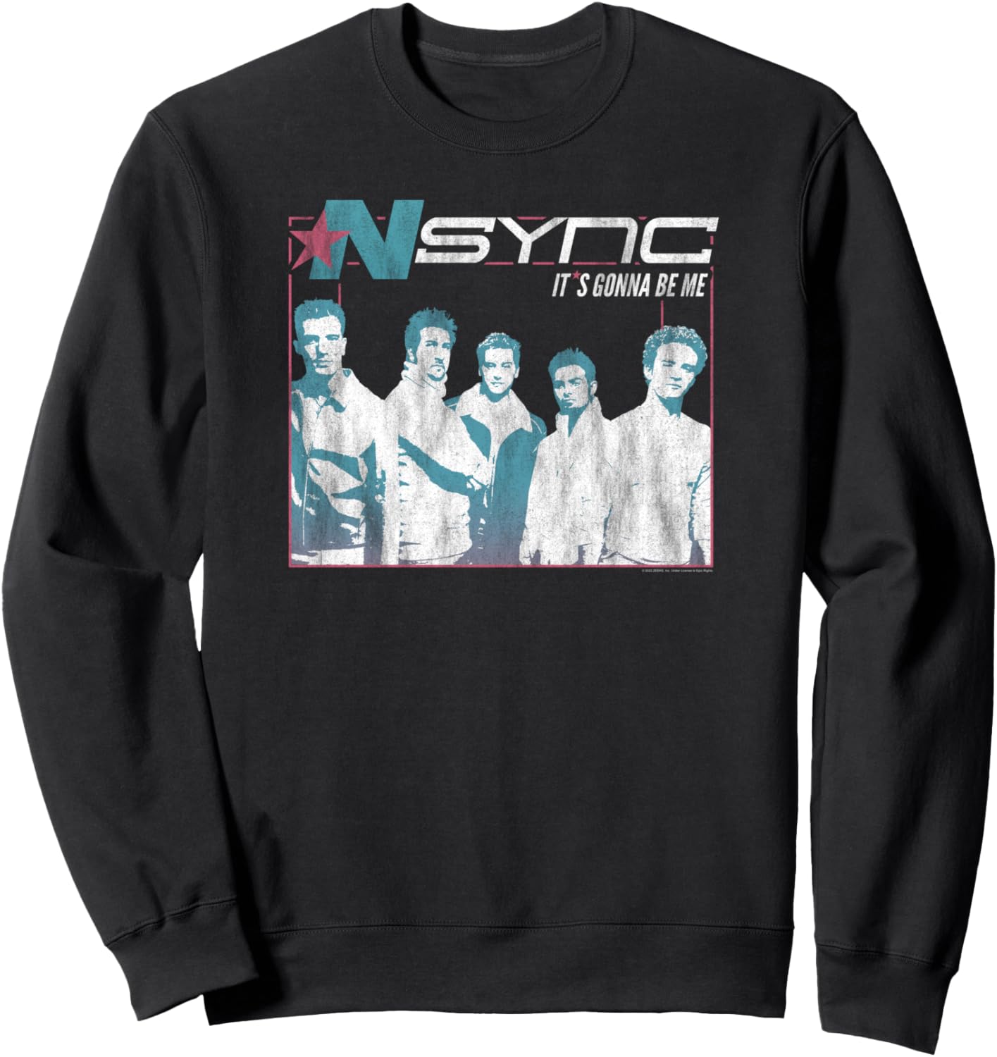 

Официальная толстовка NSYNC It's Gonna Be Me, черная, Черный, Официальная толстовка NSYNC It's Gonna Be Me, черная