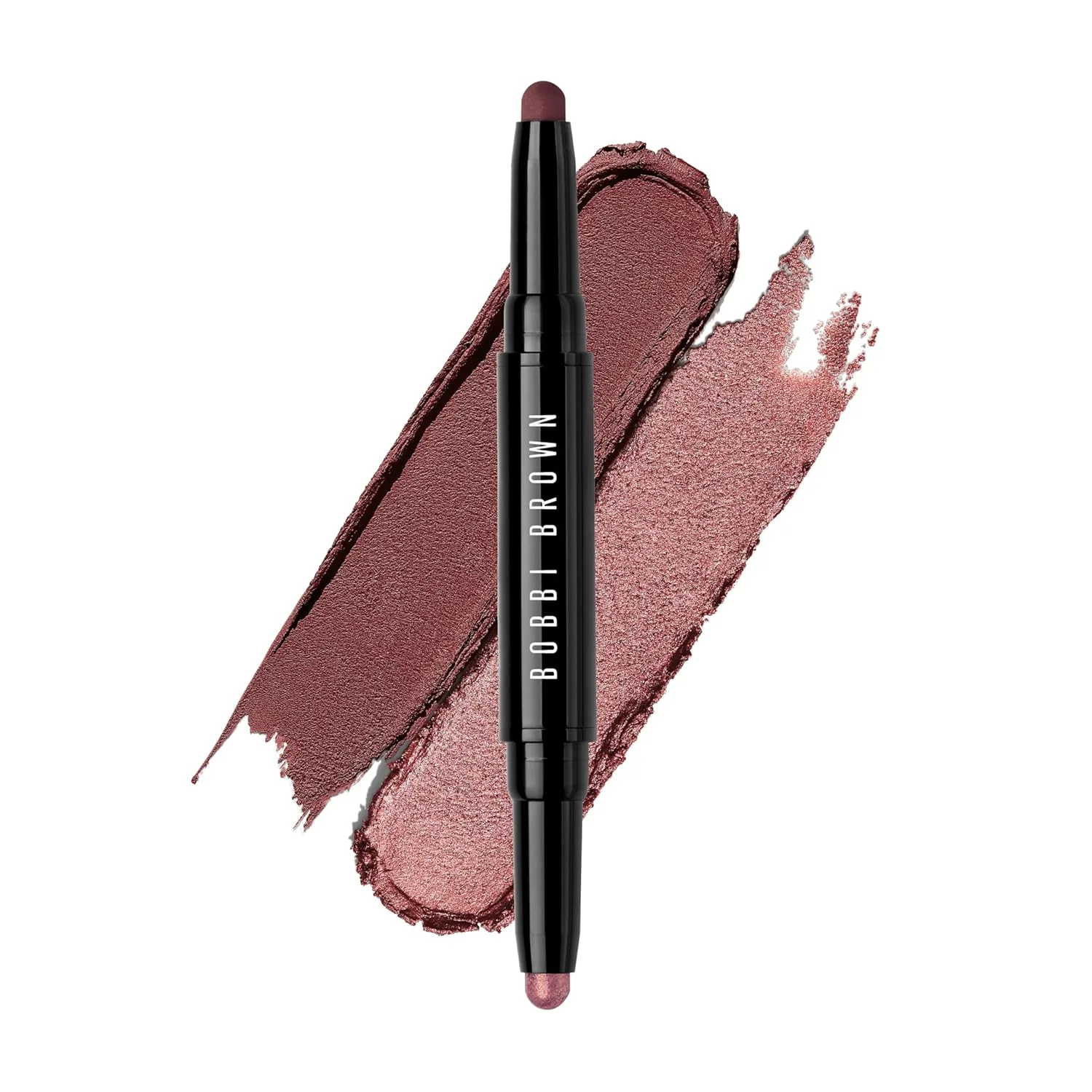 Кремовые тени-карандаш Bobbi Brown с двумя концами, обеспечивающие стойкость до 24 часов, 0,06 унции, 03 Radiant Rose/Brazen (Radiant Rose: A shimmering medium pink, shimmer; Brazen: A blackened cherry, matte)