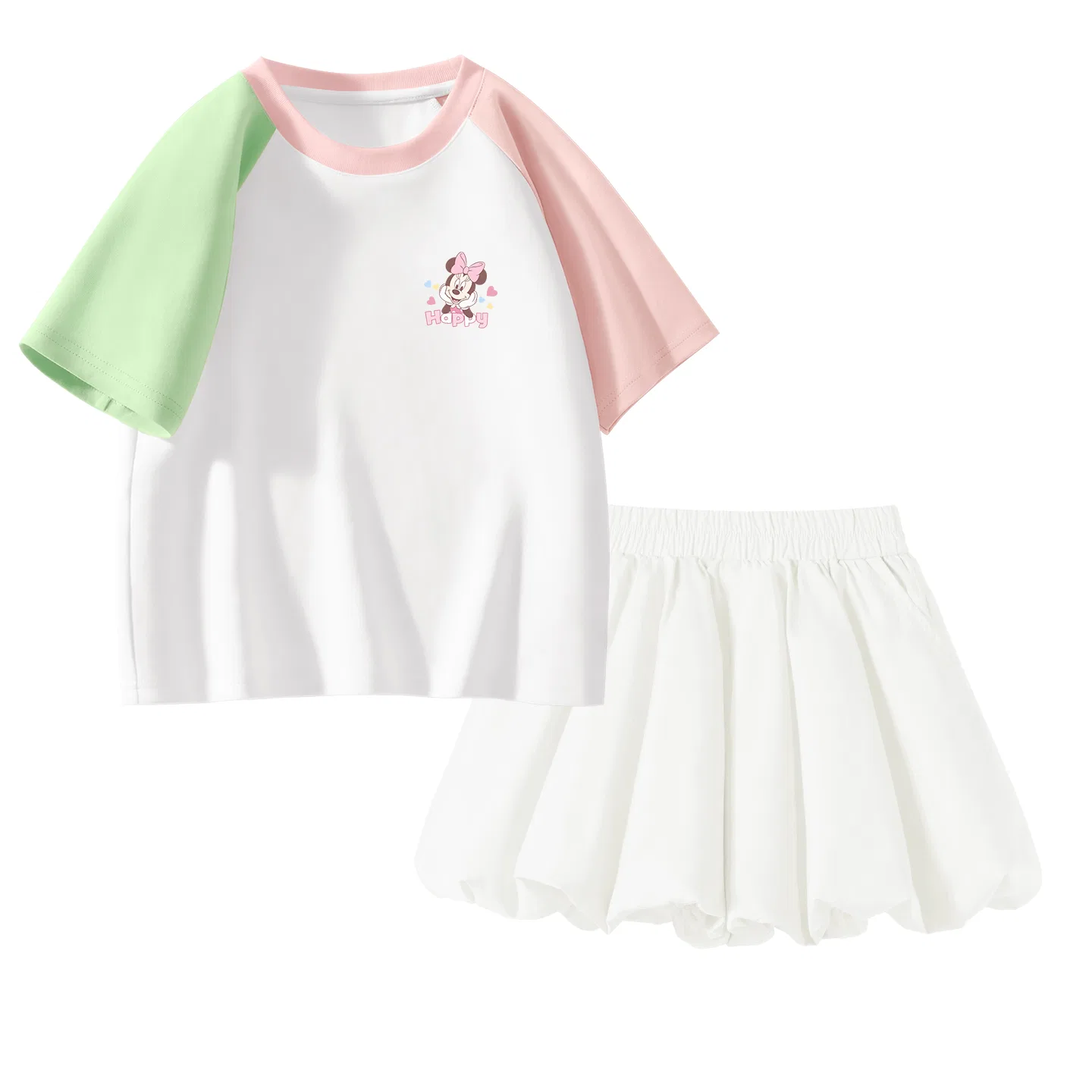 Спортивный костюм для детей 2 предмета Disney Casual Sportswear Зеленый/Белый — фото 4