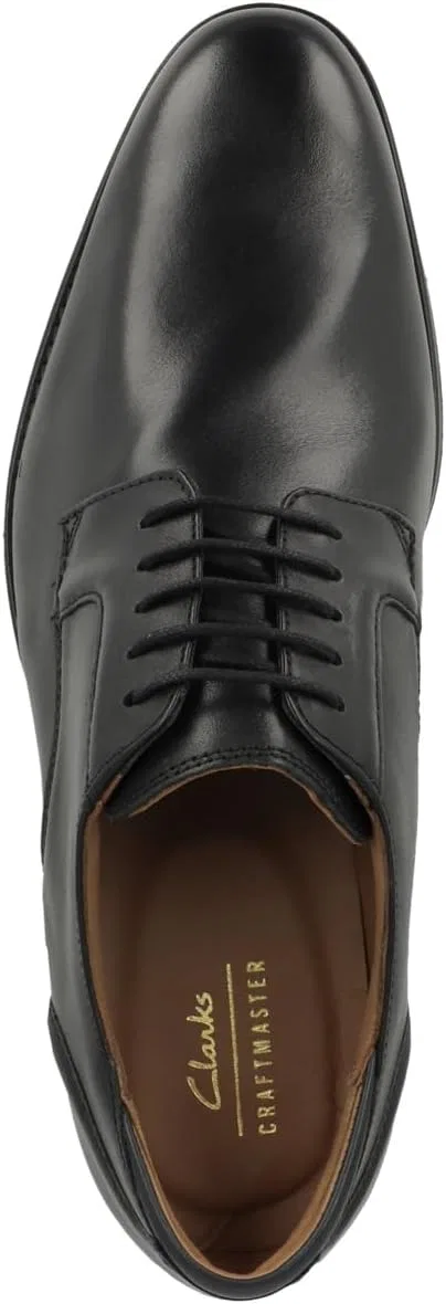 Мужские туфли-дерби Clarks Craft Arlo Lace, черный — фото 2