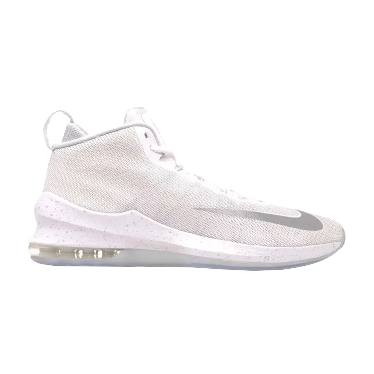

Кроссовки Nike Air Max Infuriate Mid Premium 'White Silver', белый, Белый;серый, Кроссовки Nike Air Max Infuriate Mid Premium 'White Silver', белый