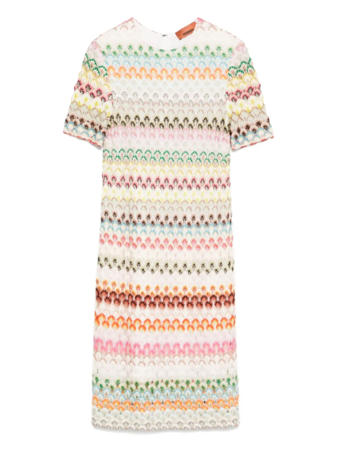 

Мини-платье с принтом Missoni, белый
