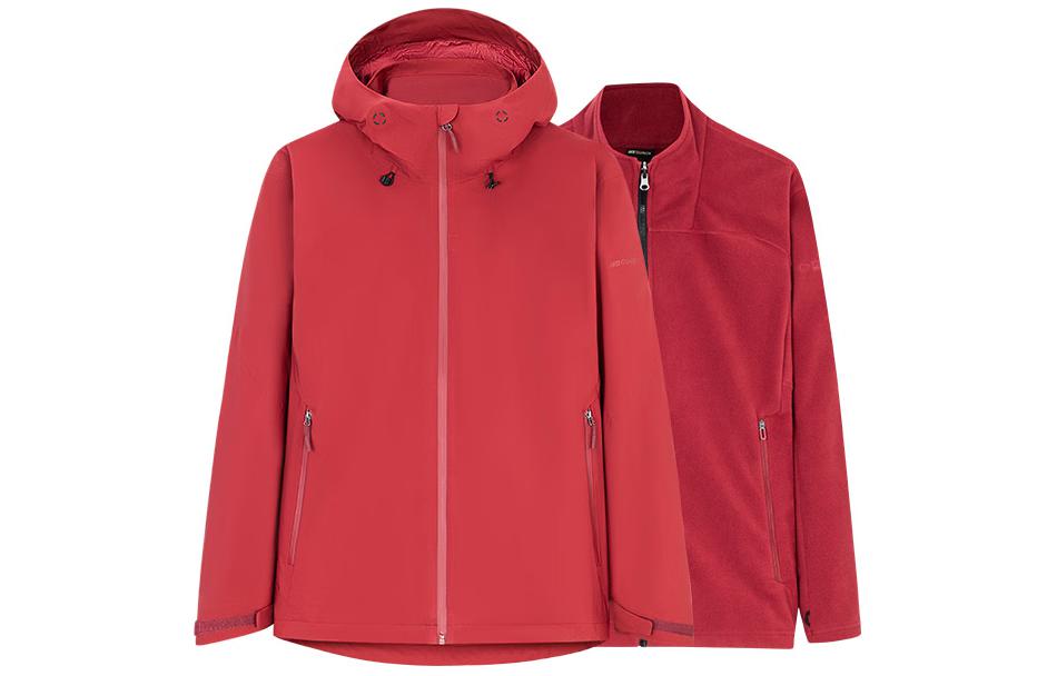 

ANTA Повседневная спортивная одежда для мужчин темный розово-красный