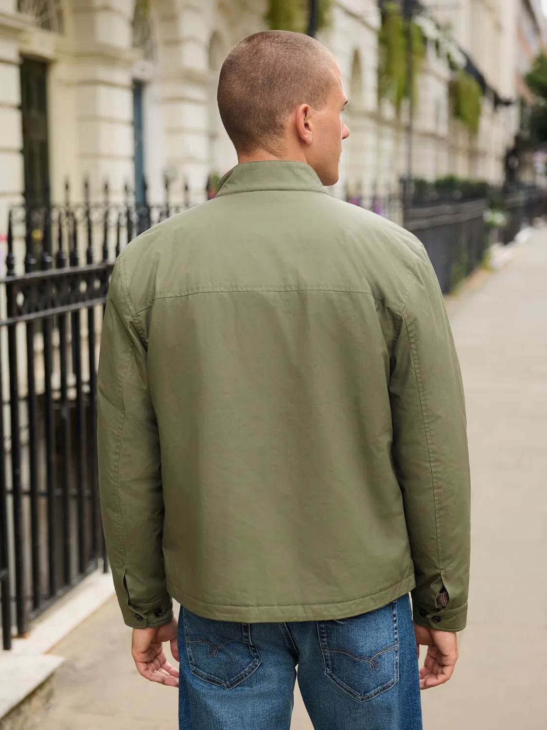 Куртка межсезонья 'Resistant Harrington' Next, Khaki — фото 3