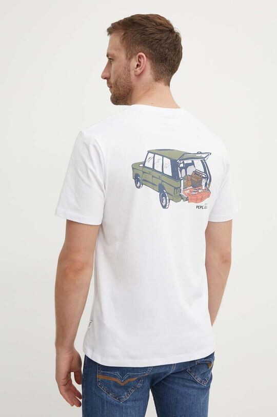 

Хлопковая футболка Pepe Jeans, белый