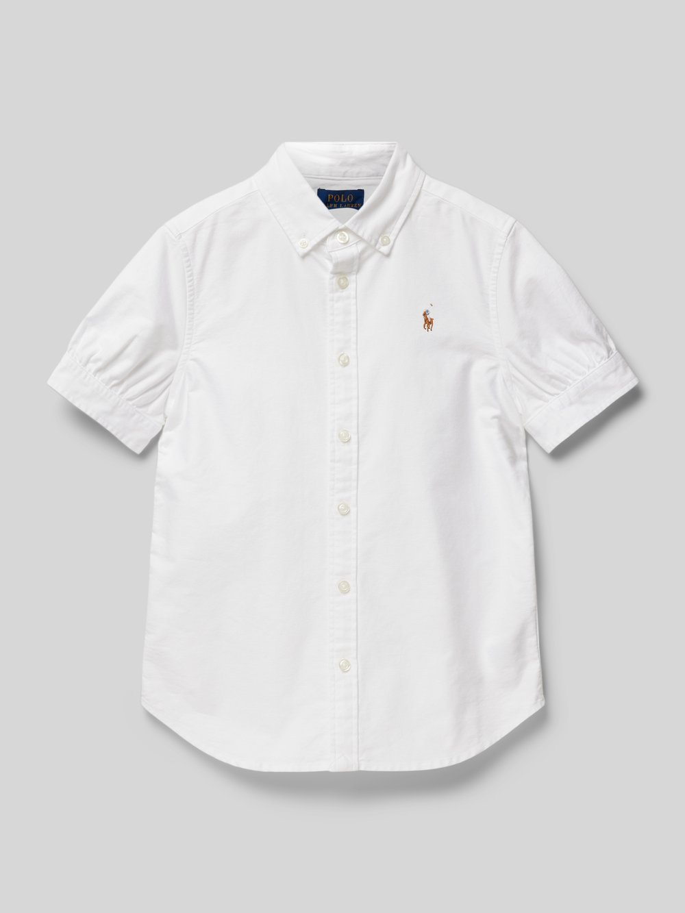 

Блузка-рубашка с пришитыми этикетками Polo Ralph Lauren Teens, белый