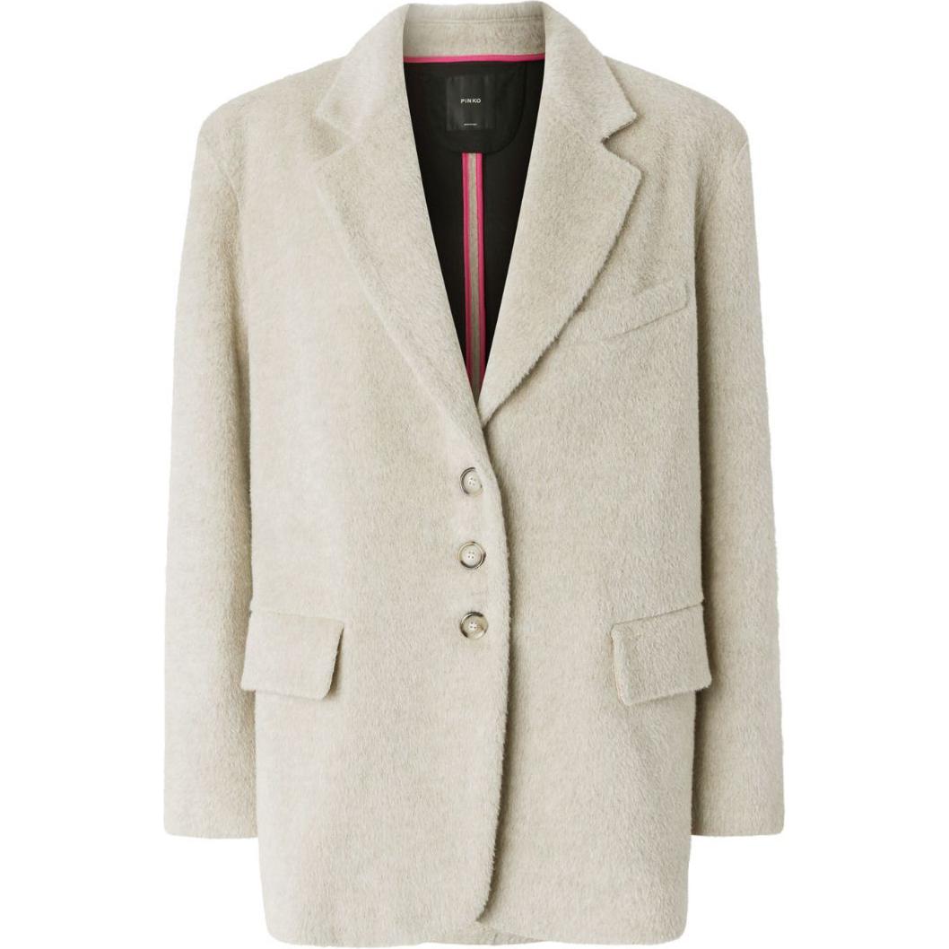 

Пиджак из смесовой альпаки PINKO, бежевый