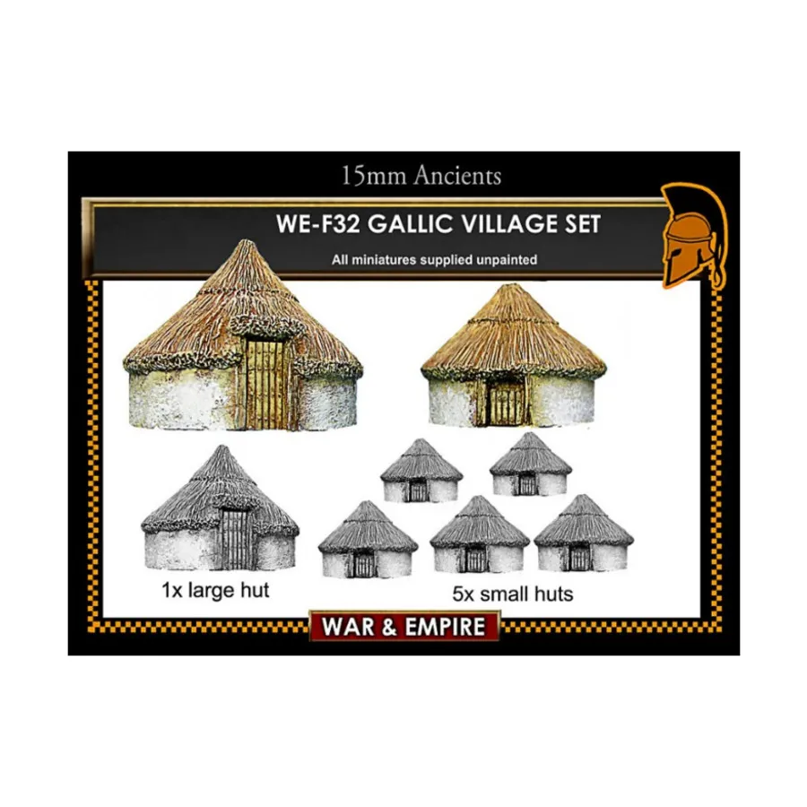 

Галльская деревня, War & Empire - Ancient Miniatures - Buildings & Accessories (15mm)