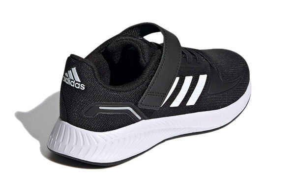 Кроссовки (PS) adidas neo Runfalcon 2.0 'Black White', черный — фото 4