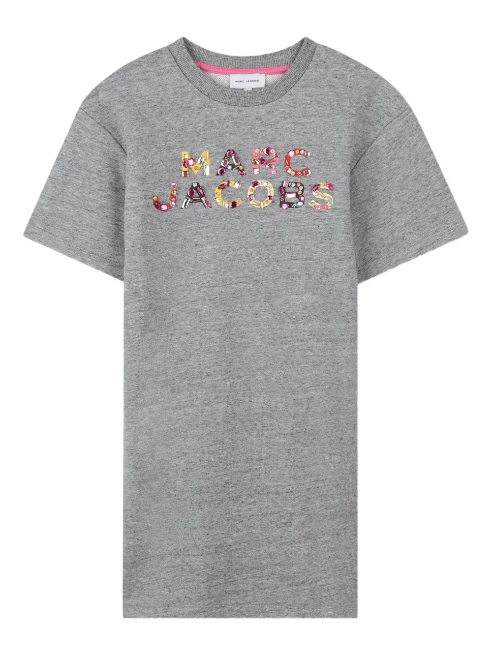 

Платье-футболка с логотипом Marc Jacobs Kids, серый