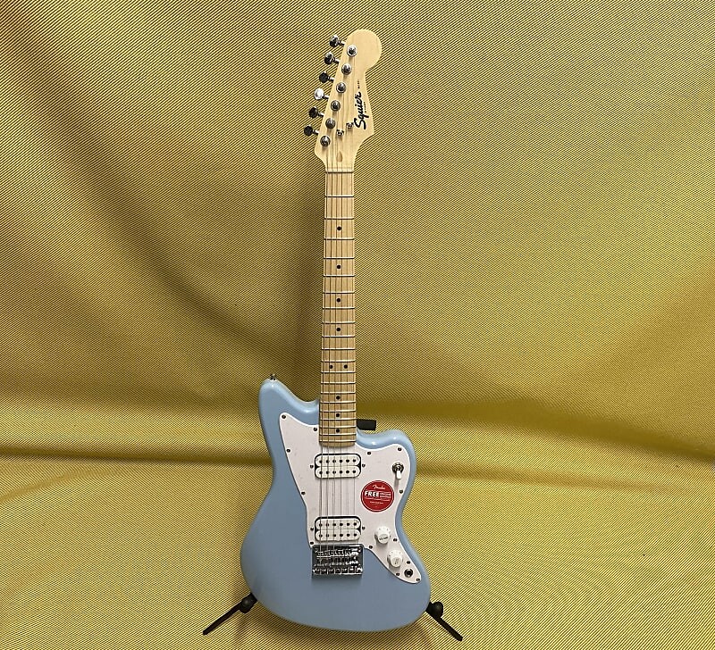 

Электрогитара 037-0125-504 Squier Mini Jazzmaster HH Electric Guitar Maple Neck Daphne Blue