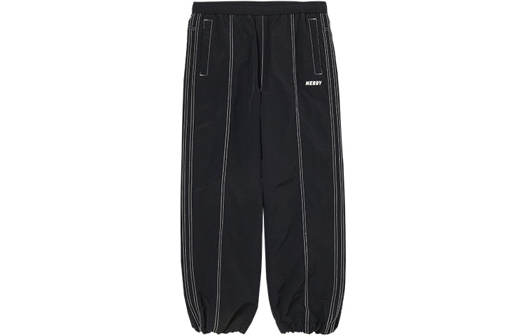 

Nerdy Вязаные спортивные штаны унисекс черный