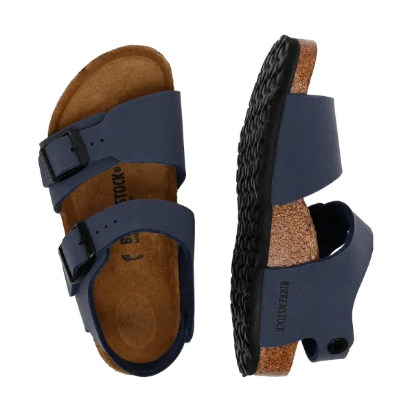 New York Kids темно-синие сандалии bfbc с добавлением кожи Birkenstock, синий — фото 3