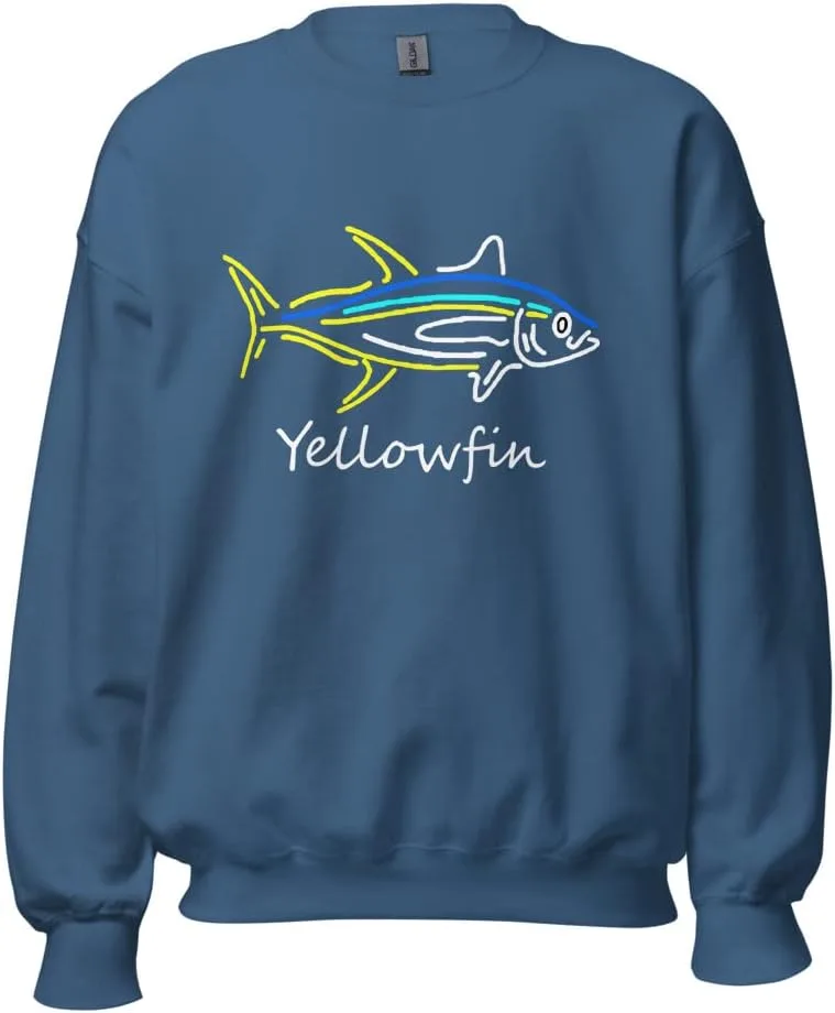 

Свитшот Unisex Yellowfin Tuna для океанской рыбалки JG Infinite