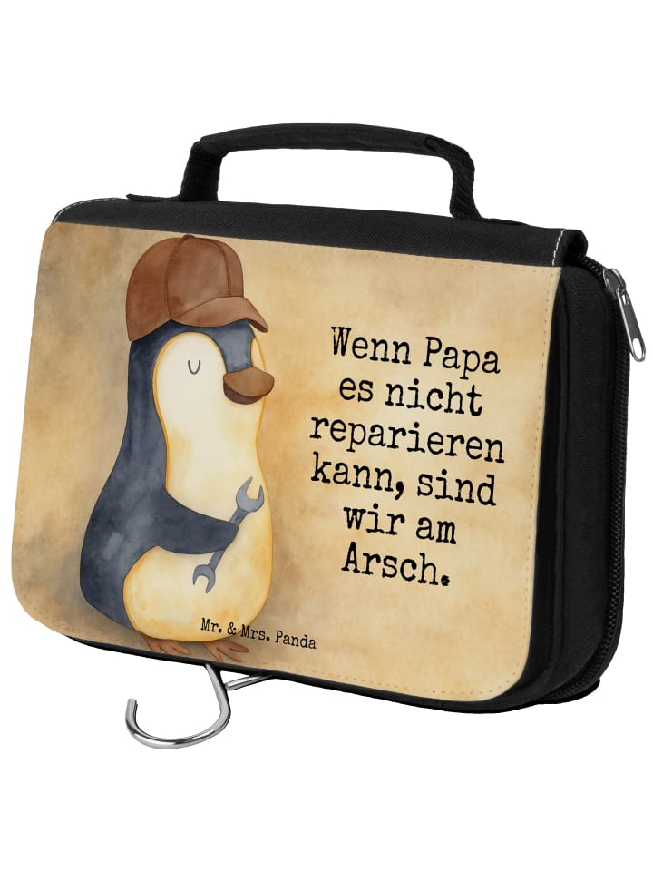 

Mr. & Mrs. Panda Косметичка "Если папа не сможет это починить..." (белая)