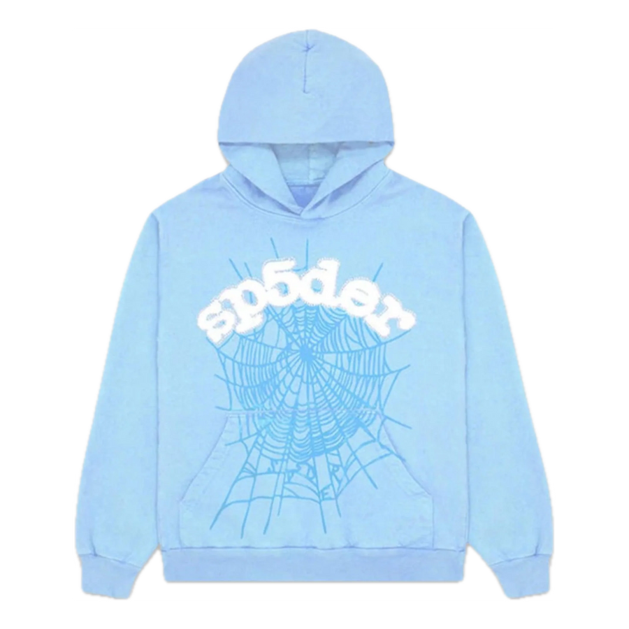 

Худи Sp5der Web Hoodie 'Sky Blue', синий