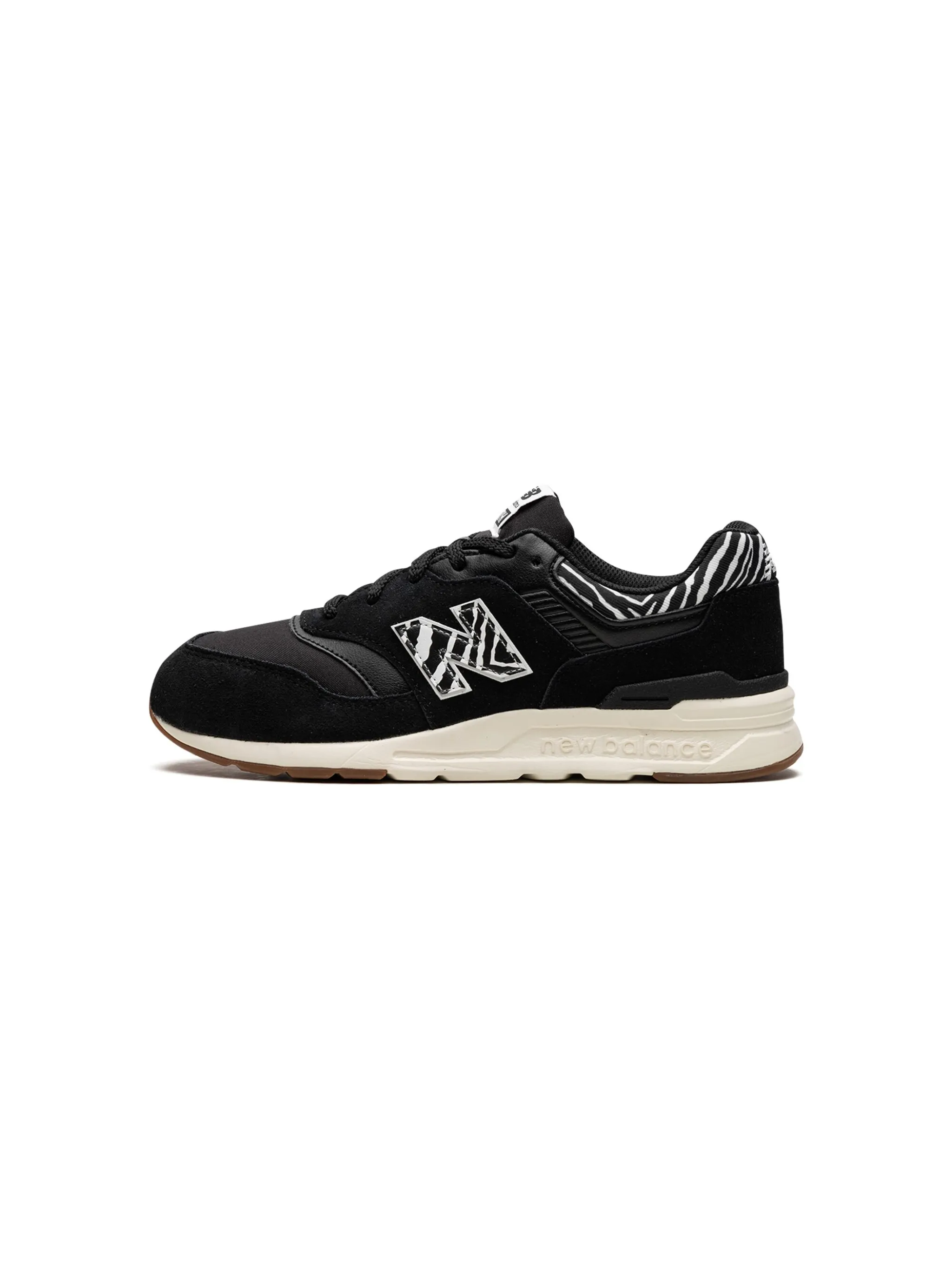 Кроссовки 997 Zebra New Balance Kids, черный — фото 2