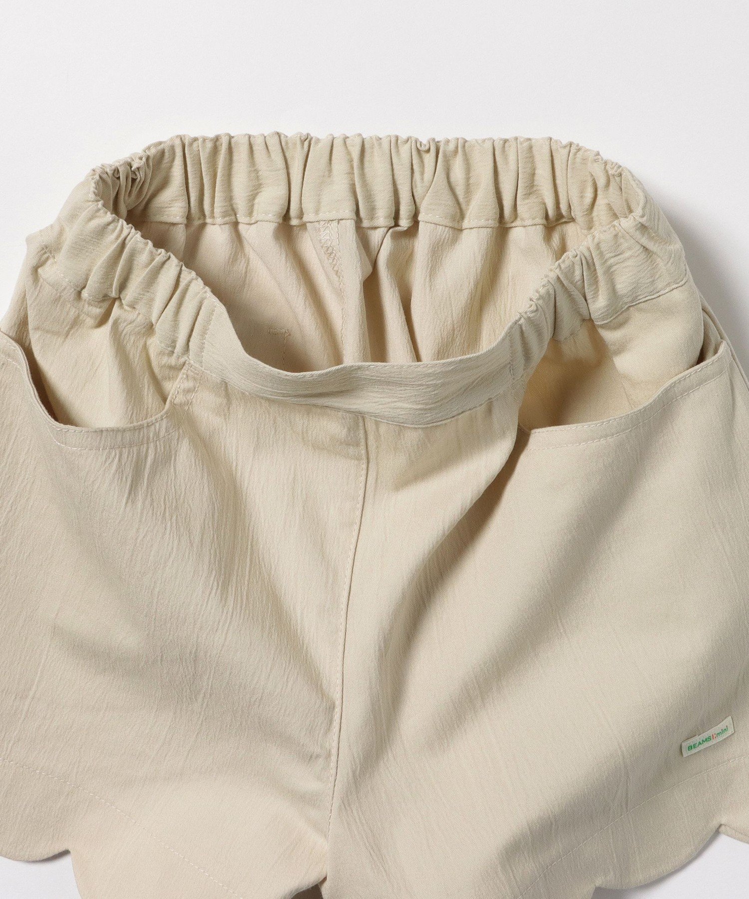 Водоотталкивающие шорты с волнистым краем (90-150 см) BEAMS mini, LIGHT BEIGE — фото 4