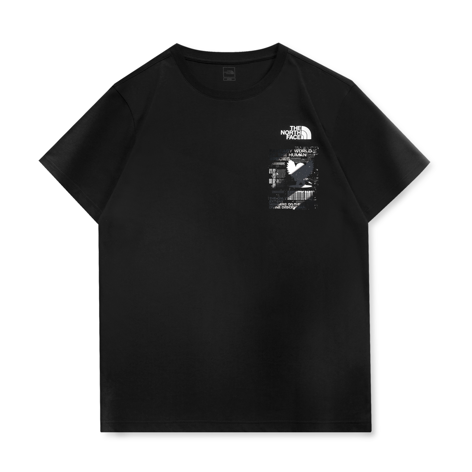 

THE NORTH FACE Футболка унисекс черная, Черный, THE NORTH FACE Футболка унисекс черная