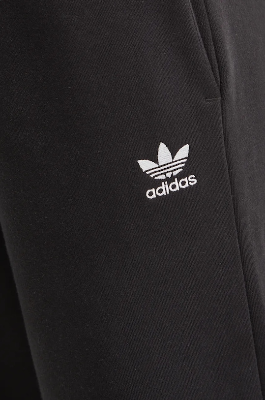 Широкие брюки Femme Galore Wideleg Fleece из флиса Adidas Originals, черный — фото 4