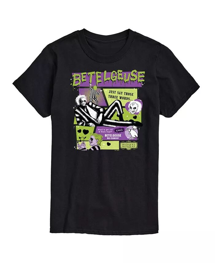 

Мужская футболка Hybrid Apparel Beetlejuice Betelgeuse AIRWAVES, черный