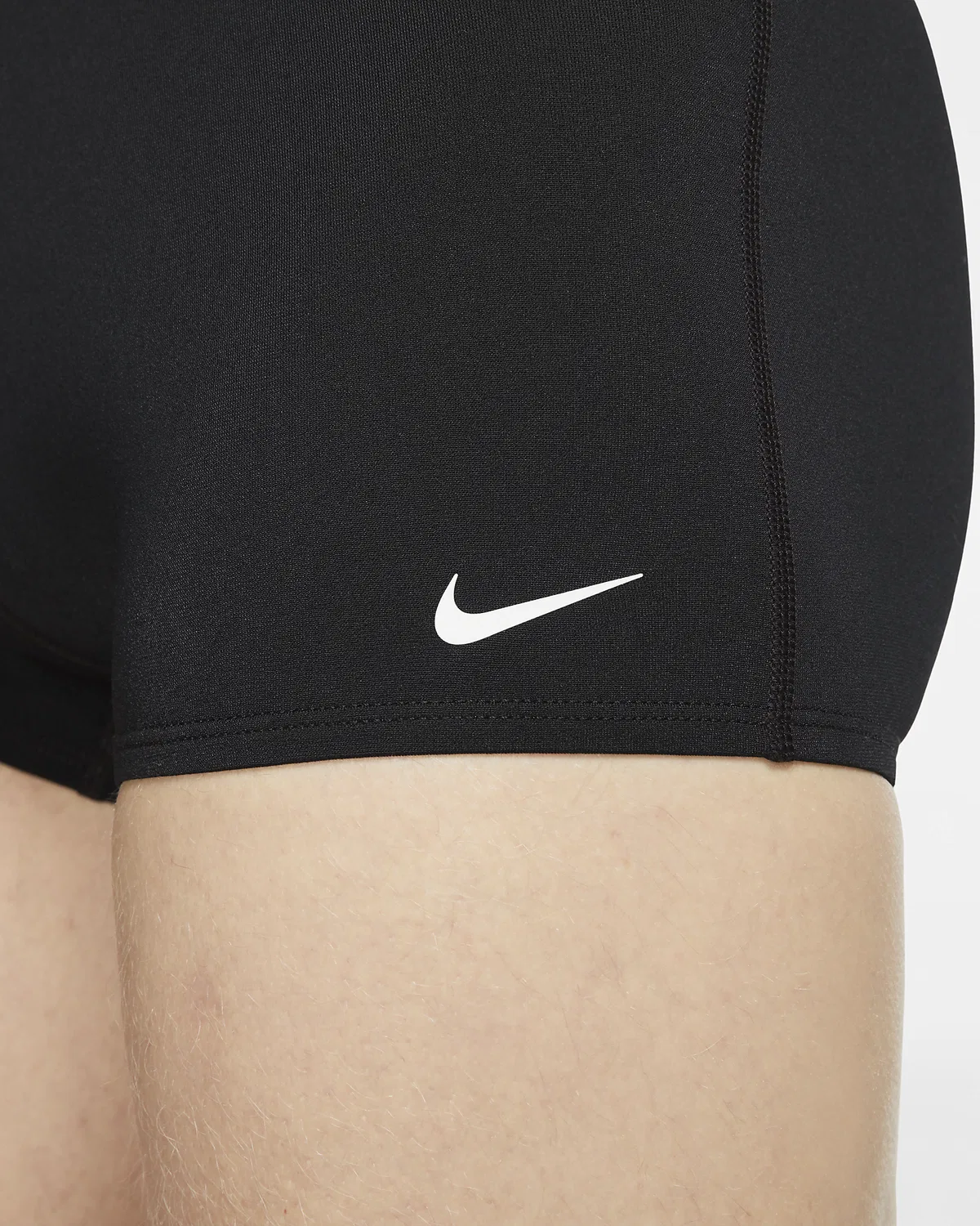 Мужские квадратные плавки Nike Swim HydraStrong Essential, Black — фото 4