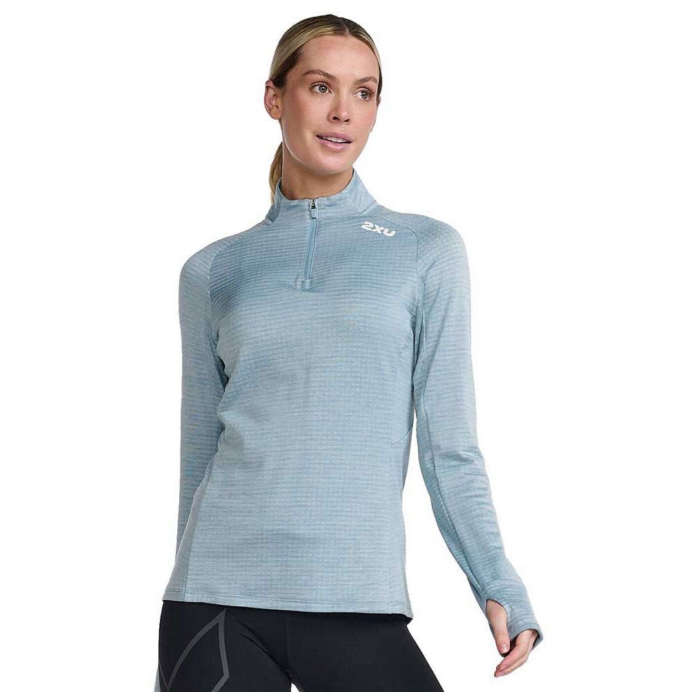 

Спортивная футболка 2XU Ignition half zip, серый