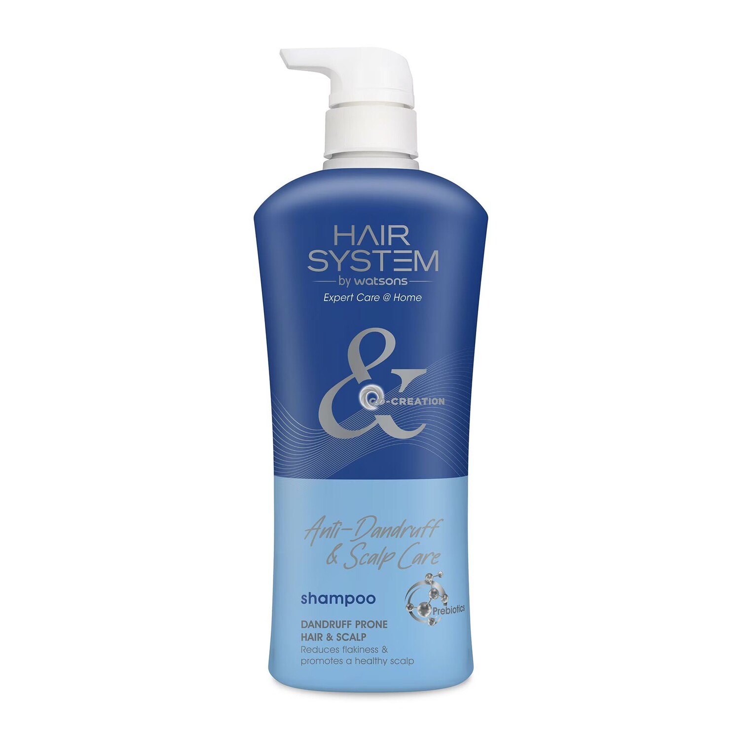 

Hair System by Watsons Шампунь для ухода за редеющими волосами против перхоти, 500мл, White